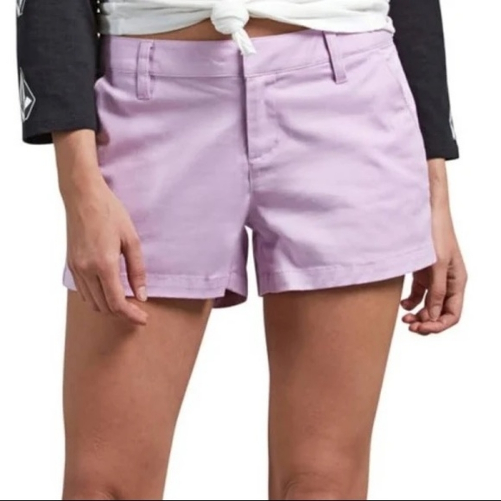 J. Crew Purple Chino Shorts